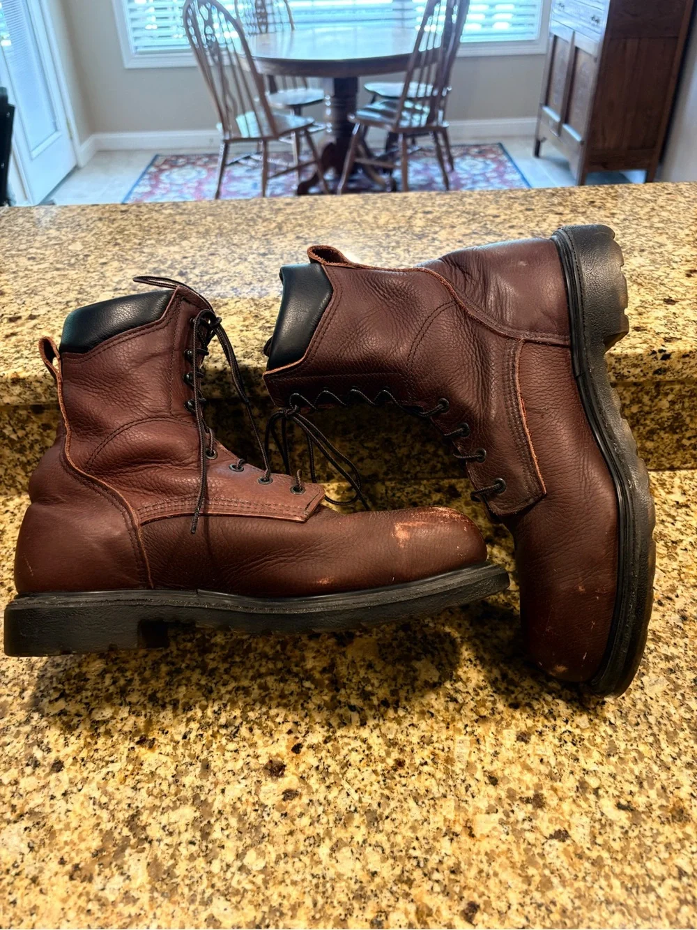 Red Wing Shoes Mens SUPERSOLE 2.0 Leather Gore-Tex Work Boots Brown Size 10.5 EE